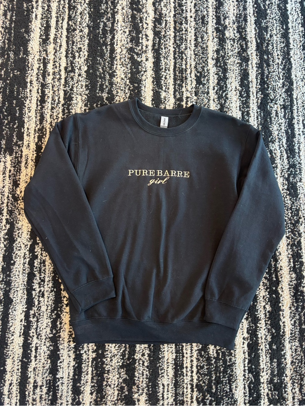 Pure Barre Girl black sweatshirt